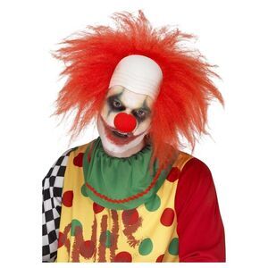 Smiffys Deluxe Clown Wig / Red